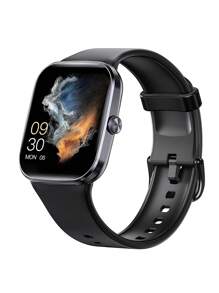 Smart Watch Sports Record, Heart Rate, Blood Pressure, Blood Oxygen Health Monitoring - Black - View 1