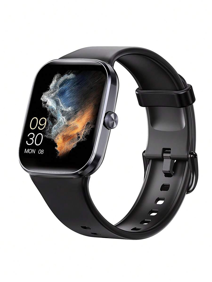 Smart Watch Sports Record, Heart Rate, Blood Pressure, Blood Oxygen Health Monitoring - Black - View 1