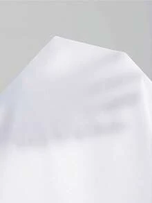 Mulvari 大碼印花蝙蝠袖T恤 - 白色 - 查看 6