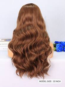 Tóc giả tổng hợp T-Part chịu nhiệt 13 X 4 X 1 Sóng dài Nhiều màu Sử dụng hàng ngày - Nhiều màu - Xem 5