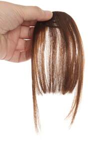 短直筒合成纖維頭髮劉海 - Light Brown - 查看 5