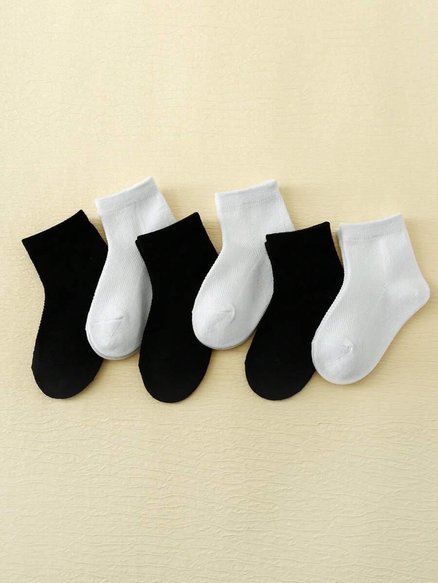 6 đôi Vớ mắt cá chân thông thường cho trẻ em cho cuộc sống hàng ngày - Nhiều màu - Xem 1