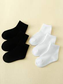 6 đôi Vớ mắt cá chân thông thường cho trẻ em cho cuộc sống hàng ngày - Nhiều màu - Xem 3