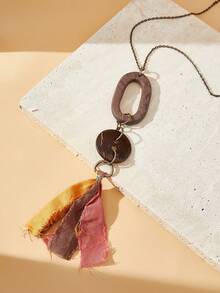 SHEIN VCAY 幾何吊墜項鍊