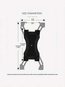 1 Giá Đỡ Điện Thoại Xe Máy Tay Cầm Giá Đỡ Điện Thoại Thông Minh Nút Điện Moto Xe Đạp Giá Đỡ Điện Thoại - màu đen - Xem 2