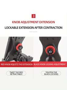 1 Giá Đỡ Điện Thoại Xe Máy Tay Cầm Giá Đỡ Điện Thoại Thông Minh Nút Điện Moto Xe Đạp Giá Đỡ Điện Thoại - màu đen - Xem 4