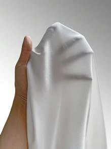 SHEIN Clasi Áo sơ mi nữ Bất đối xứng màu trơn Thanh lịch - trắng - Xem 7