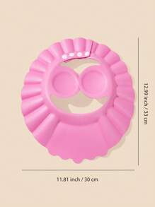 1 件婴儿洗发帽，带护耳功能，可调节，采用 EVA 材质，佩戴方便