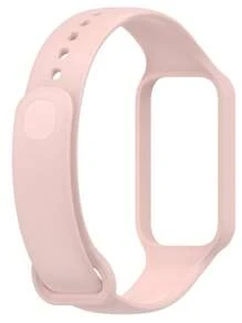 1 dây đeo đồng hồ silicon có thể điều chỉnh tương thích với Redmi - Màu Hồng baby - Xem 4