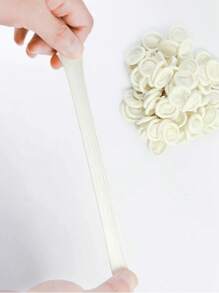 Latex Finger Cots,100Pcs Finger Protection When Applying Protect Fingers Tool - White - View 2