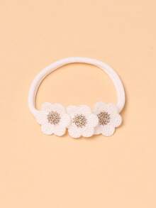 3入組嬰兒髮飾套裝 - 白色 - 查看 6