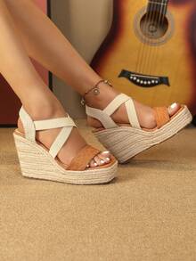 Women's Wedge Sandals - Burnt Orange - View 5