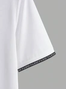 Manfinity Homme Men Contrast Trim Polo Shirt - White - View 4