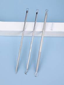 黑頭去除器，3件套粉刺粉刺去除器痤瘡白頭粉刺去除工具