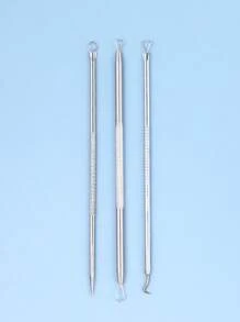 黑頭去除器，3件套粉刺粉刺去除器痤瘡白頭粉刺去除工具