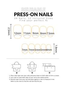 Upgrade Your Look With 24Pcs Long Oval Solid Full Cover Fake Nail Kit Press On Nails Nail Supplies Nails - Multicolor - View 3