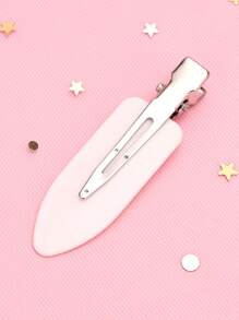 髮夾,4入組專業沙龍髮夾頭髮DIY造型工具髮夾適用於造型 - 白色 - 查看 4