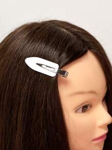 髮夾,4入組專業沙龍髮夾頭髮DIY造型工具髮夾適用於造型 - 白色 - 查看 10