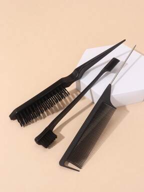 Styling Comb Set, 3Pcs Black Rat Tail Hair Comb Pointed Tail Comb Rat Tail Comb Edge Brush For Edges And Back Brush, Comb, Smooth Hair Hair Brush,Hair Brush,Comb,Hair Tools,Hair Products And Accessories For Barber Salon Beauty Travel Essentials,Back To School,Travel Holiday Essentials,Hair Accessories For Women,Brush,Hair Brushes,Edge Brush,Brush Hair,Hair Comb,Comb Hair,Detangling Brush,Ball Brush,Mini Hair Brush,Hair Brush Set,Wooden Comb,Hair Brush, Brush, Comb, Slick Back Brush, Hairbrush, Edge Brush, Brush Hair, Hair Comb, Hair Brush Set, Comb Hair, Mini Hair Brush, Detangling Brush, Hair Brushes, Hair Products, Hair Tools, Hair Stuff, Hair Care, Curly Hair Brush, Barber, Barber Accessories, Hairdressing Equipment,Travel Essentials,Hairstyle,Hairdressing