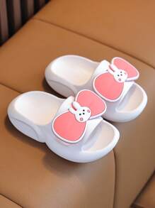 Chicas Zapatillas con dibujos animados con diseño de conejo - Blanco - Ver 1