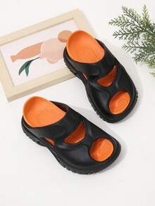 Chicos Zapatillas con abertura para verano - Naranja - Ver 1
