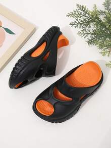 Chicos Zapatillas con abertura para verano - Naranja - Ver 3