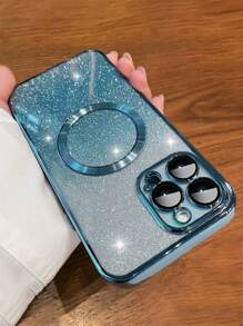 Hadaasi 蓝色电镀磁性渐变水钻纸拉丝太空壳,内置镜头保护膜,超薄手机壳适用于 Apple 17 Pro/17 Pro Max/17 Air/17/16 Pro/16 Pro Max/16 Plus/16/15 Pro/15 Pro Max/15 Plus/15/14 Pro/14 Pro Max/14 Plus/14/13 Pro/13 Pro Max/13/12 Pro/12 Pro Max/12/11 Pro Max/11/11 Pro 和 Galaxy S24 Ultra/S24 Plus/S24/S23 Ultra/S23 Plus/S23/S22 Ultra/S22 Plus/S22 防水防震防摔防刮 - 藍色 - 查看 3