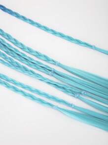 2入組/套直漸變色16號合成髮辮 - 彩色 - 查看 4