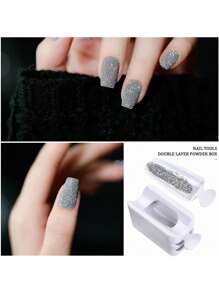 Dip Powder Recycling Tray System With Scoop, Nail Dip Container Portable Dipping Powder - Multicolor - View 4