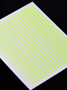 1張條紋圖案美甲貼紙 - 彩色 - 查看 2