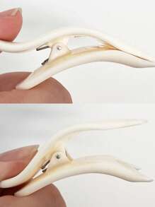 睫毛夾塗抹器，V 型睫毛延長鑷子去除器夾鑷子鉗 - 白色 - 查看 5