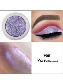 HANDAIYAN極光珠光眼影和單色馬鈴薯泥眼影，淨含量：2.5克 - 08 Magenta - 查看 1