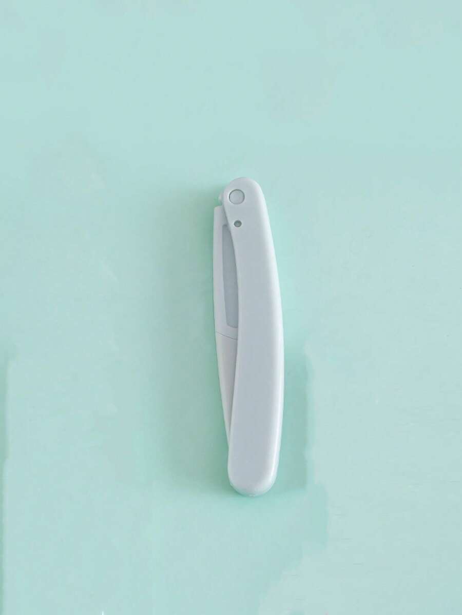 眉毛修剪器，1件装不锈钢黑色眼部工具眉毛剃刀面部剃刀眉毛刮刀小刮刀，便宜，圣诞礼物，化妆品，化妆工具，廉价商品，礼物，女士礼物，圣诞礼物 - 淺藍色 - 查看 1