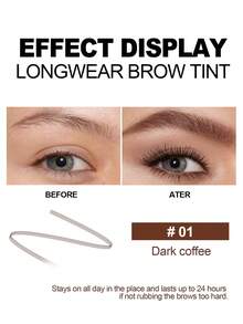 HANDAIYAN Lápiz de cejas a prueba de manchas de larga duración natural - 01 Light Brown - Ver 4