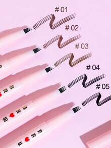 HANDAIYAN Lápiz de cejas a prueba de manchas de larga duración natural - 01 Light Brown - Ver 6