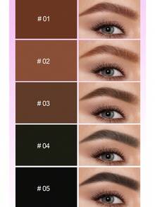 HANDAIYAN Lápiz de cejas a prueba de manchas de larga duración natural - 01 Light Brown - Ver 7