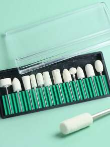 FULL BEAUTY 指甲鑽指甲銼,專業電動指甲鑽機器套裝指甲拋光頭美甲配件美甲工具 - 彩色 - 查看 3