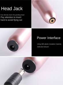 FULL BEAUTY 指甲鑽指甲銼,專業電動指甲鑽機器套裝指甲拋光頭美甲配件美甲工具 - 彩色 - 查看 8