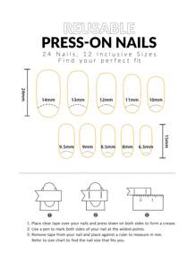 24pcs Short Round False Nails With 1pc Nail File And 1pc Jelly Glue Press On Nails Nail Supplies - Multicolor - View 5
