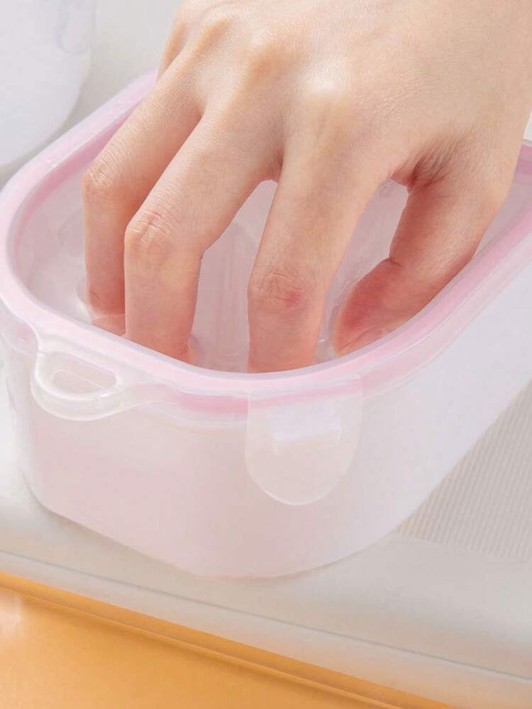 1 件装美甲浸泡碗指甲油粉去除托盘美甲沙龙浸泡碗美甲工具、美甲用品、美甲工具、美甲工具、返校、指甲、按压指甲的美甲工具 - 彩色 - 查看 5