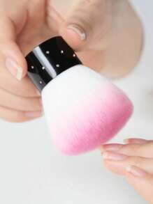 1入組迷你化妝品指甲灰塵去除器清潔刷 - 彩色 - 查看 1