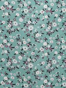 Nemidor Hơn In hoa Ditsy Áo sơ mi - màu xanh lá - Xem 4