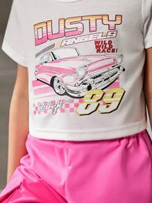 SHEIN Bộ thời trang bé gái - Nhiều màu - Xem 6
