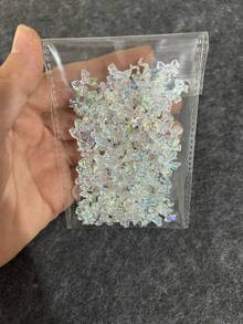 梦幻连衣裙蝴蝶结美甲装饰，1包3D树脂饰品DIY美甲配件，适用于按压式美甲，美甲宝石，美甲用品，美甲 - 彩色 - 查看 3