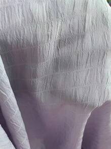 EMERY ROSE Women's Drop Shoulder Long Sleeve Single-Breasted Shirt And Pants Casual 2 Pieces Set - Purple - View 7