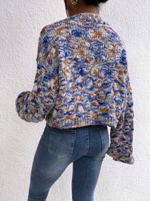SHEIN Unity Nữ Cardigans màu trơn Giải trí - Nhiều màu - Xem 2