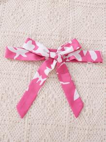 SHEIN Tween Girl Floral Print Ruffle Trim Flounce Sleeve Dress - Multicolor - View 7