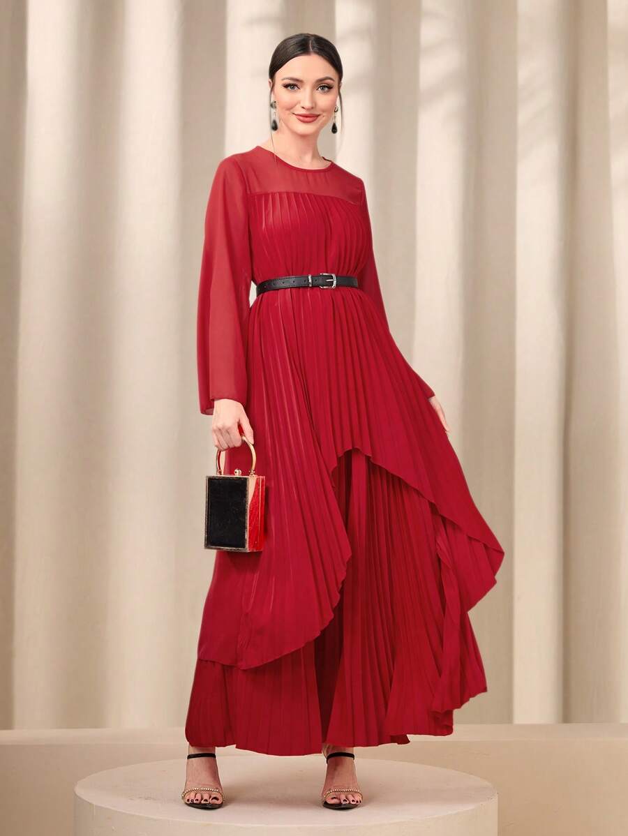 Modelyn Bộ đồ hai mảnh nữ - Đỏ - Xem 1