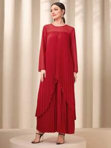 Modelyn Bộ đồ hai mảnh nữ - Đỏ - Xem 3