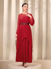Modelyn Bộ đồ hai mảnh nữ - Đỏ - Xem 5